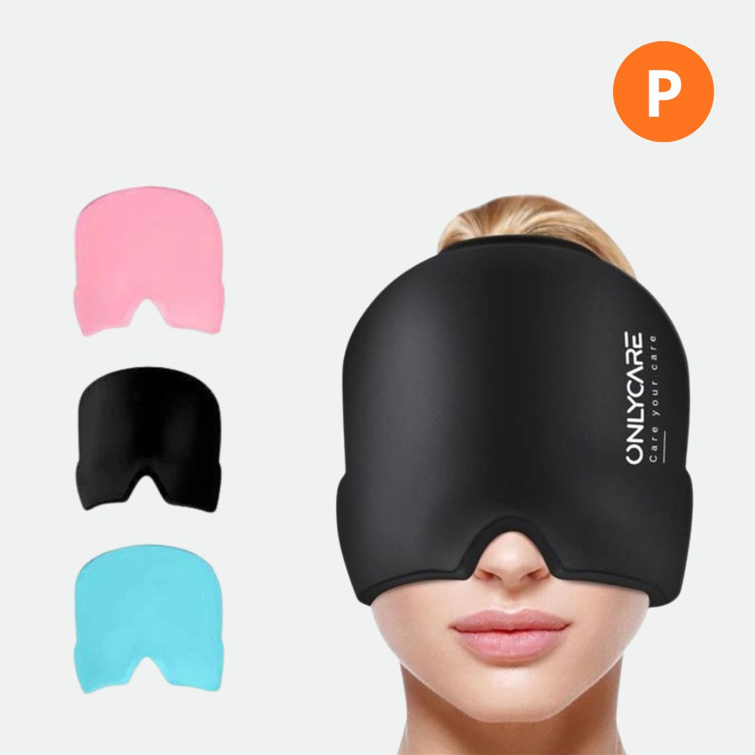 Gorro Mascara De Gel Frío Anti Migraña